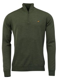 Kuva Laksen Norfolk Zip-Neck villapusero, Woody