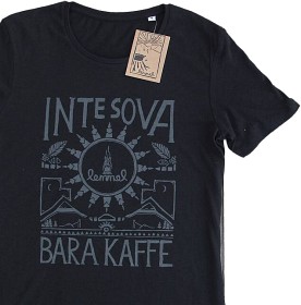 Kuva Lemmelkaffe T-shirt Inte Sova Bara Kaffe Svart
