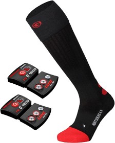 Bild på Lenz Set of Heat sock 4.1 + RCB 1200 lämpösukat + 2 akkua, musta/punainen