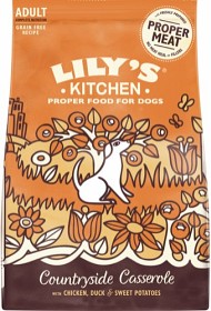 Kuva Lily's Kitchen Adult Chicken & Duck Countryside Casserole koirien kuivaruoka, 2,5 kg
