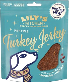 Kuva Lily's Kitchen Christmas Turkey Jerky makupalat kalkkuna, 70 g