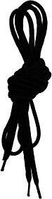 Kuva Lundhags Round Shoe Laces kengännauhat, unisex, musta, 130 cm