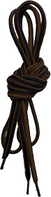 Kuva Lundhags Round Shoe Laces kengännauhat, unisex, musta/ruskea, 150 cm