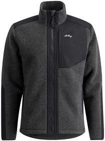 Kuva Lundhags Saruk Wool Pile Mid Full Zip fleecetakki, Charcoal