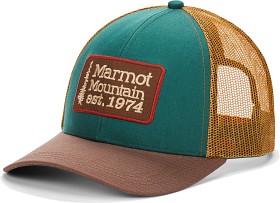 Kuva Marmot Retro Trucker -verkkolippalakki, vihreä/ruskea
