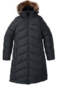 Kuva Marmot W's Montreaux Coat naisten pitkä untuvatakki, musta