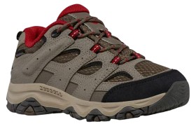 Kuva Merrell Junior/Dam Moab 3 Low Waterproof vaelluskengät junioreille, Boulder / Red