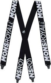 Kuva Mons Royale Afterbang Suspenders henkselit, unisex, musta/valkoinen