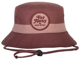 Kuva Mons Royale Unisex Beattie Bucket Hat hattu, viininpunainen/roosa