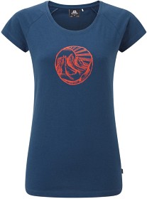 Kuva Mountain Equipment Rising Sun Tee naisten t-paita, sininen