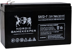 Kuva Nordic Gamekeeper External Battery 12v riistakameran akku