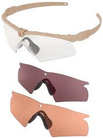 Kuva Oakley SI Ballistic M Frame 3.0 Desert with Clear, Prizm TR22 & Prizm TR45 Lenses