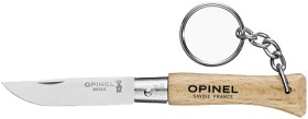 Kuva Opinel Classic Keyring No4 Stainless Steel Beechwood taittoveitsi avaimenperällä, 5 cm