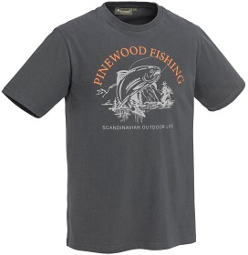 Kuva Pinewood Fish -t-paita, tummanharmaa