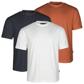 Kuva Pinewood T-Shirt puuvillaiset t-paidat, 3kpl, valkoinen/sininen/oranssi