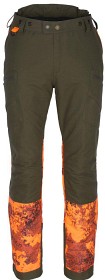Kuva Pinewood Hunter Pro Xtr 2.0 Camou Trousers metsästyshousut, vihreä/oranssi