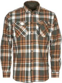 Kuva Pinewood Lappland Rough Flannel Shirt flanellipaita, vihreä/oranssi