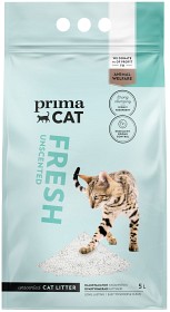 Bild på Prima Primacat Fresh Unscented kissanhiekka, Valkoinen 5 L