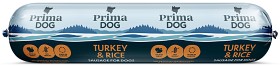 Kuva PrimaDog Turkey & Rice -koiranmakkara 800 g