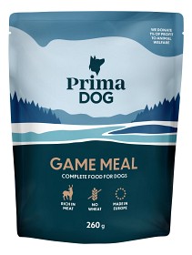 Kuva PrimaDog Vilt Måltid märkäruoka, 260g