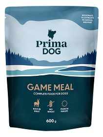 Kuva PrimaDog Vilt Måltid märkäruoka, 600g