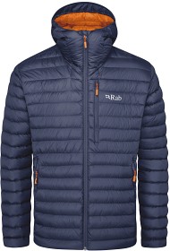 Kuva Rab Microlight Alpine Jacket untuvatakki, tummansininen/oranssi