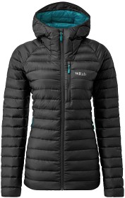 Kuva Rab Microlight Alpine Long Jacket naisten untuvatakki, musta