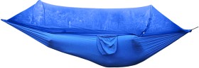 Kuva Retki -riippumatto hyttysverkolla, sininen