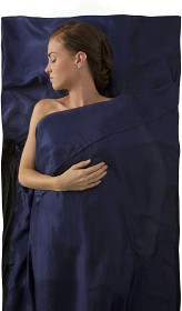 Bild på Sea to Summit Sleepliner Silk Stretch Traveller with Pillow Navy Blue