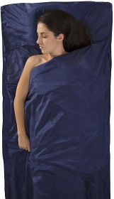 Kuva Sea to Summit Sleepliner Silkcotton Traveller with Pillow Navy Blue