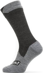 Kuva Sealskinz Raynham vedenpitävät sukat, musta/harmaa