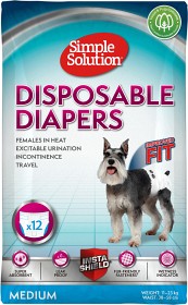 Kuva Simple Solution Disposable Diapers nartun suojat, M, 12 kpl