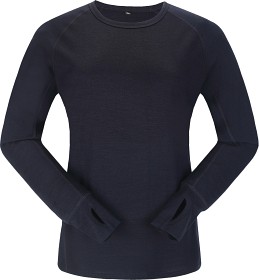 Kuva Skogstad Nordstølen Merino LS Shirt naisten pitkähihainen paita, tummansininen