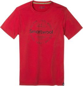 Kuva Smartwool MS150 Go Far Feel Good Tee t-paita, tummanpunainen