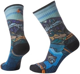 Kuva Smartwool W's Hike Light Cush Icy Range Print Crew Multi Color