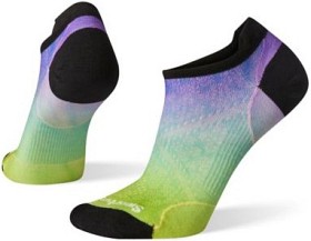 Kuva Smartwool PhD Run UL Ombre Print Micro naisten juoksusukka, Smartwool Green