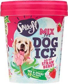 Kuva Smoofl Dog Ice Mix koiran jäätelö,160 g, mansikka