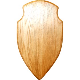 Bild på Grey Oak -hirvitrofeen taustalevy, 46 x 27 cm, vaalea tammi