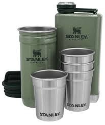 Kuva Stanley Adventure -shottilasi- ja taskumattisetti, vihreä