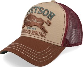 Kuva Stetson Trucker Cap Great Plains Brown/Wine