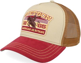 Kuva Stetson Trucker Cap Rodeo Wine/Beige