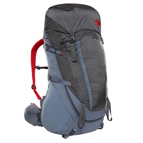 Kuva The North Face Terra -rinkka, 65 l, harmaa/punainen