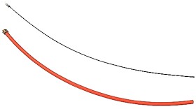 Kuva Tracker G500 -tutkapannan antenni ja suojaputki