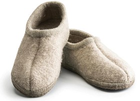 Kuva Ulle Original High Wool Slippers naisten villatohvelit, beige