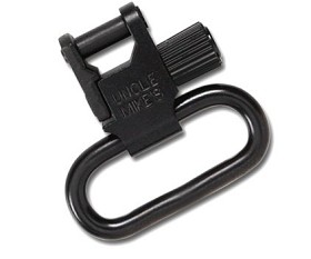 Bild på Uncle Mike's QD SS Tri-Lock 1,25" hihnalenkki, musta, 2 kpl