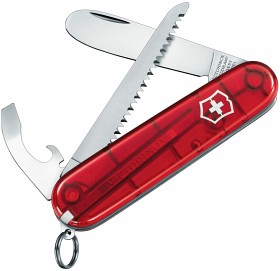 Kuva Victorinox My First Victorinox II lasten monitoimityökalu, läpinäkyvä punainen