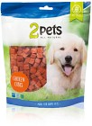 2pets Dogsnack Chicken Cubes 400g