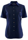 Aclima LeisureWool Short Sleeve Shirt W's Navy Blazer