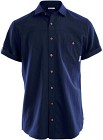 Aclima LeisureWool Short Sleeve Shirt Man Navy Blazer
