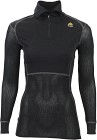 Aclima Woolnet Polo Shirt With Zip Woman Jet Black